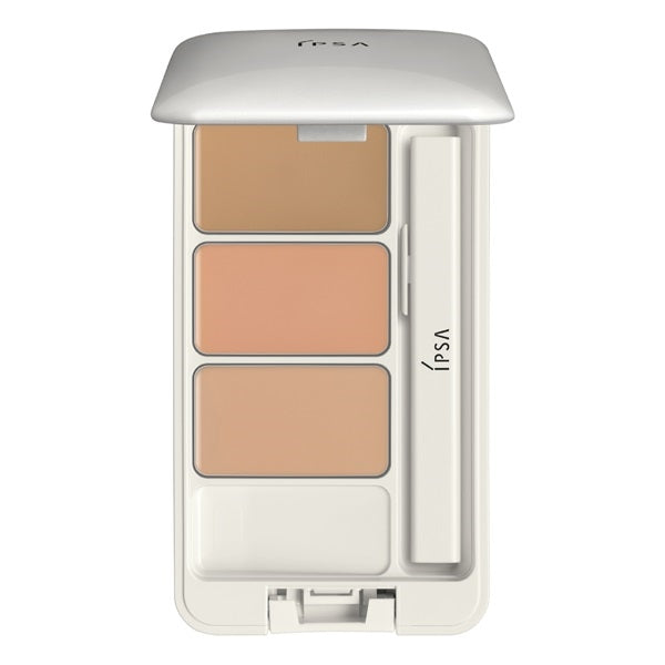 IPSA Face concealer palette three-color concealer brightens skin tone clear and natural 4.5 g